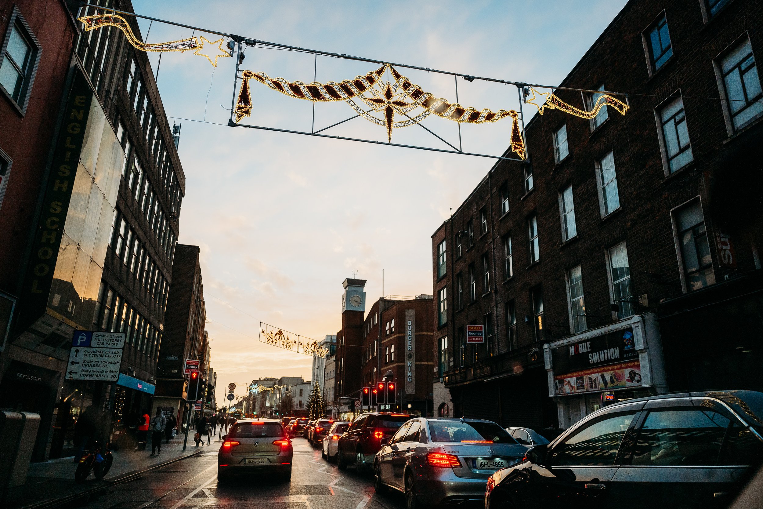 Limerick city Christmas lights
