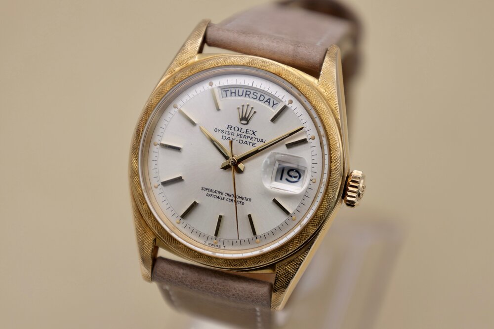 1963 Rolex Day-Date Ref. 1806 | Rare Florentine Finish — Mvv Watches
