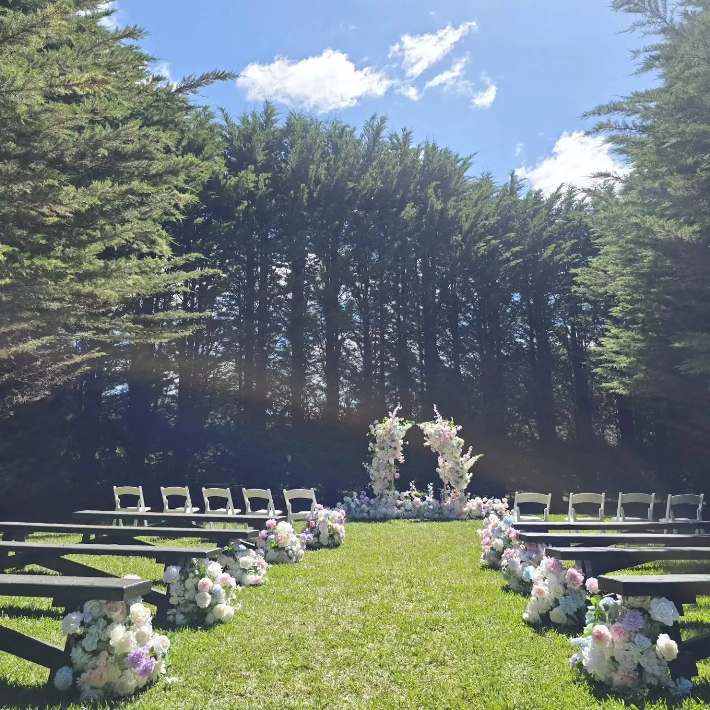 L&amp;J's wedding at the Secret Garden of @lancemoreevents