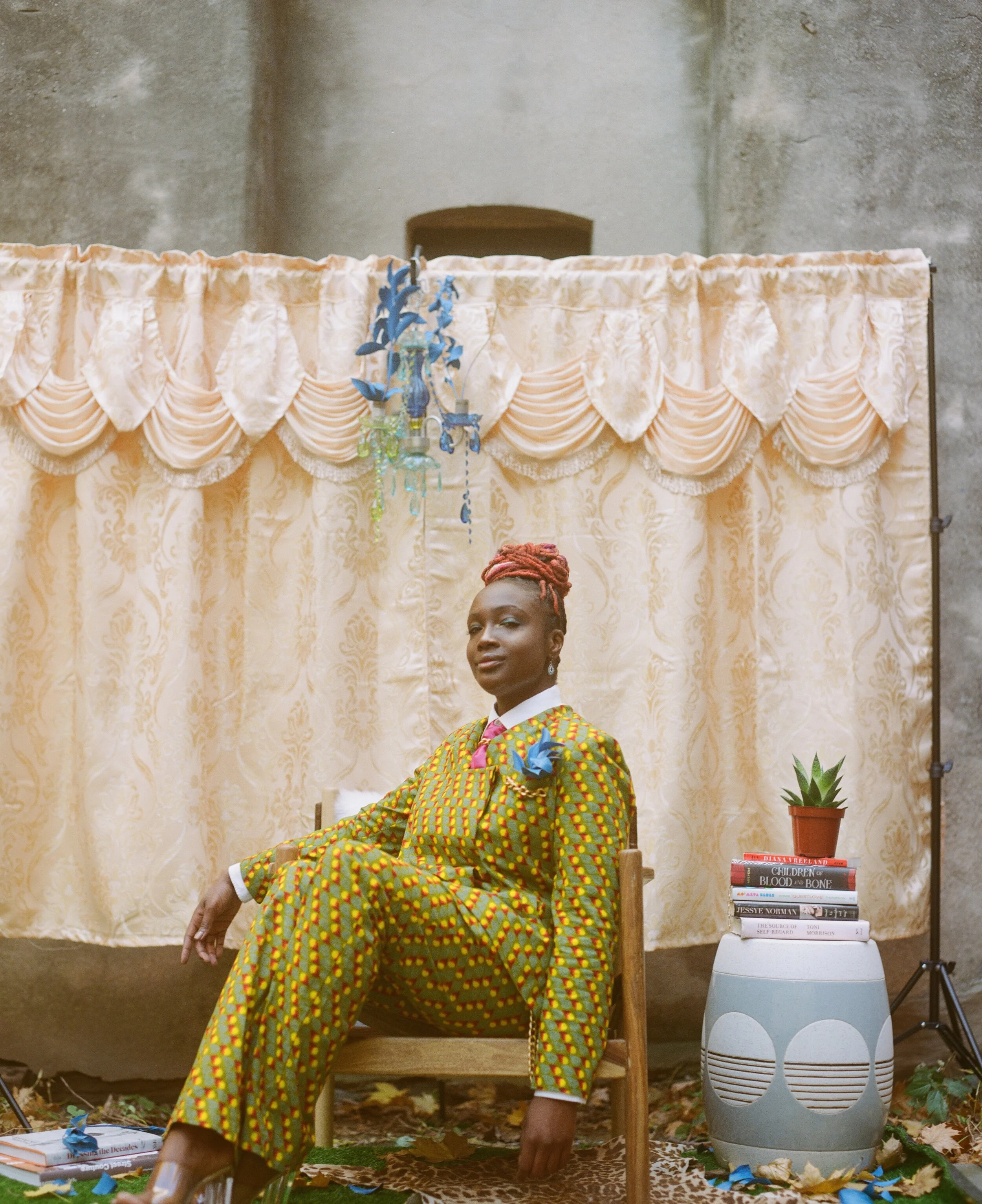 Creative Direction, Designer (Set &amp; Wardrobe): Angela M. Fludd; Photographer: Ellis Dawson; Hair by Jada Israel