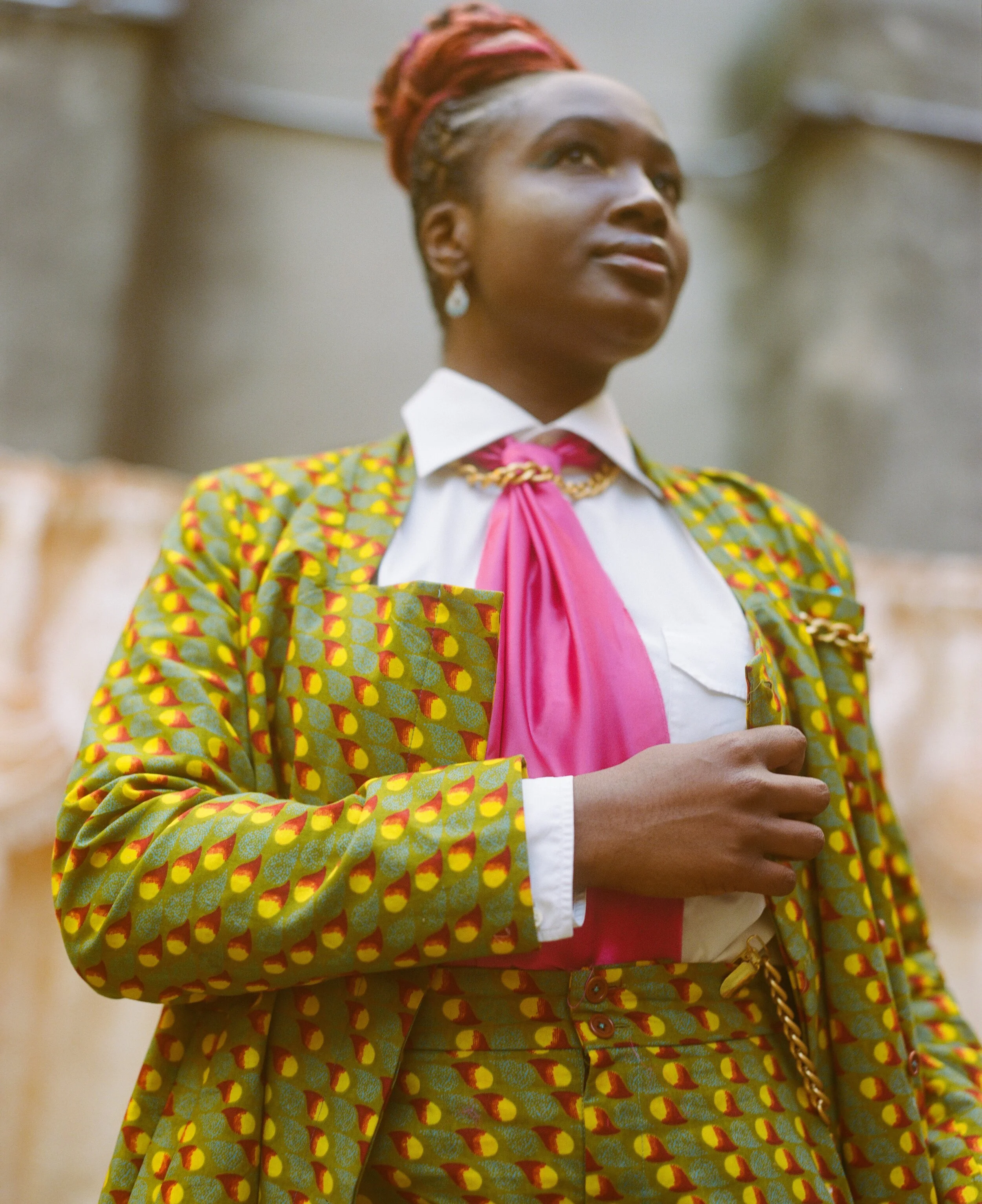 Suit designed &amp; styled by Angela M. Fludd, Hair Jada Israel, Photography by Ellis Dawson