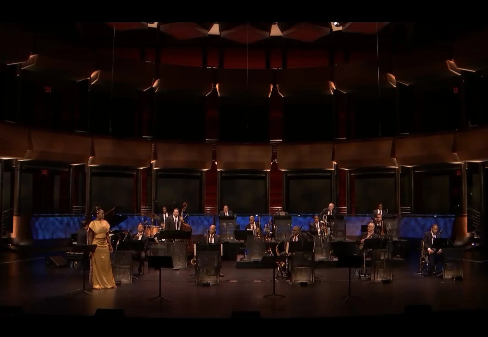 Shenel Johns with the JALCO with Wynton Marsalis 