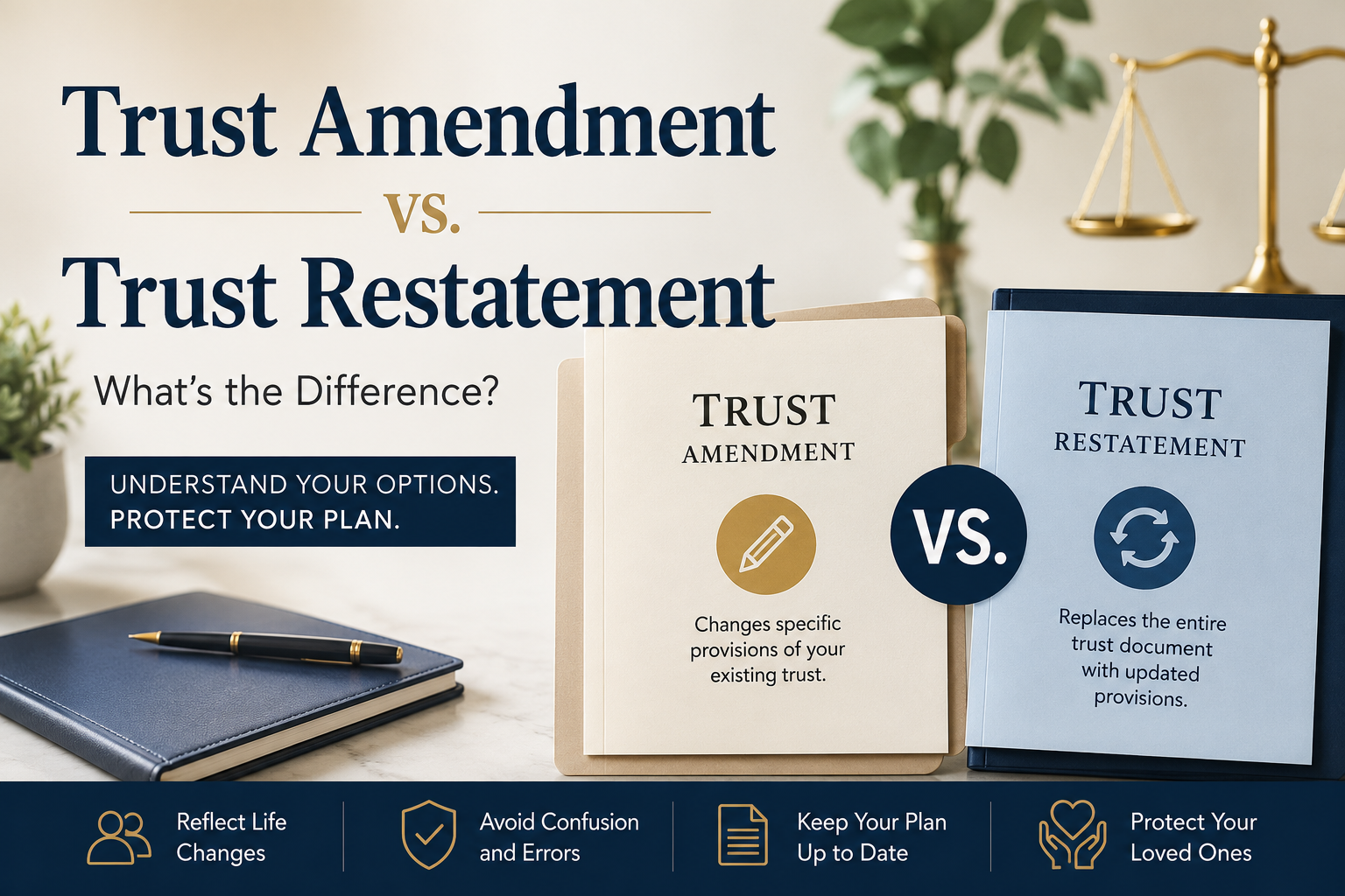 Trust Amendment vs. Trust Restatement: What's the Difference?