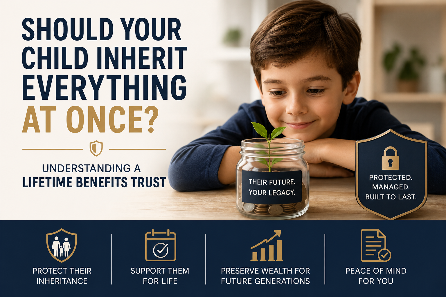 Should Your Child Inherit Everything at Once? Understanding a Lifetime Benefits Trust