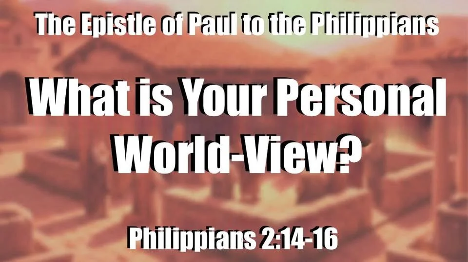 “What is Your Personal Worldview?”