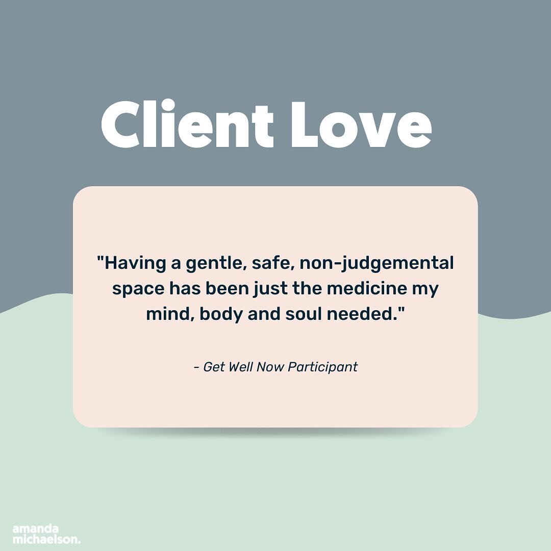 💞Client Love💞

&ldquo;Working with Amanda at this time was perfect. I have been feeling burned out (like the rest of the world). I have been wanting to make changes but any change just felt so overwhelming. Amanda taught me that baby steps lead to 