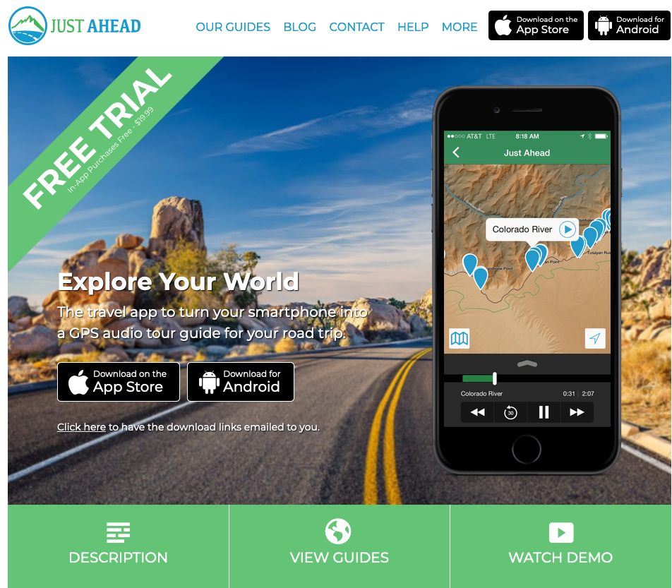 JUST AHEAD Smartphone Audio Guides
