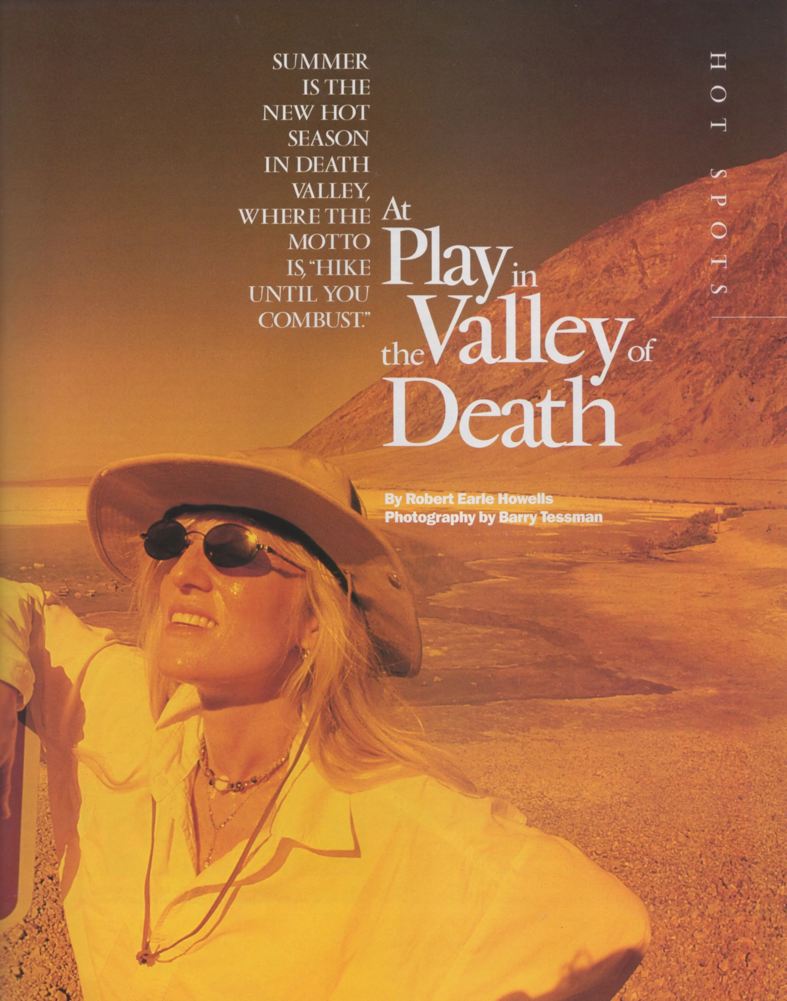 AT PLAY IN THE VALLEY OF DEATH National Geographic Adventure