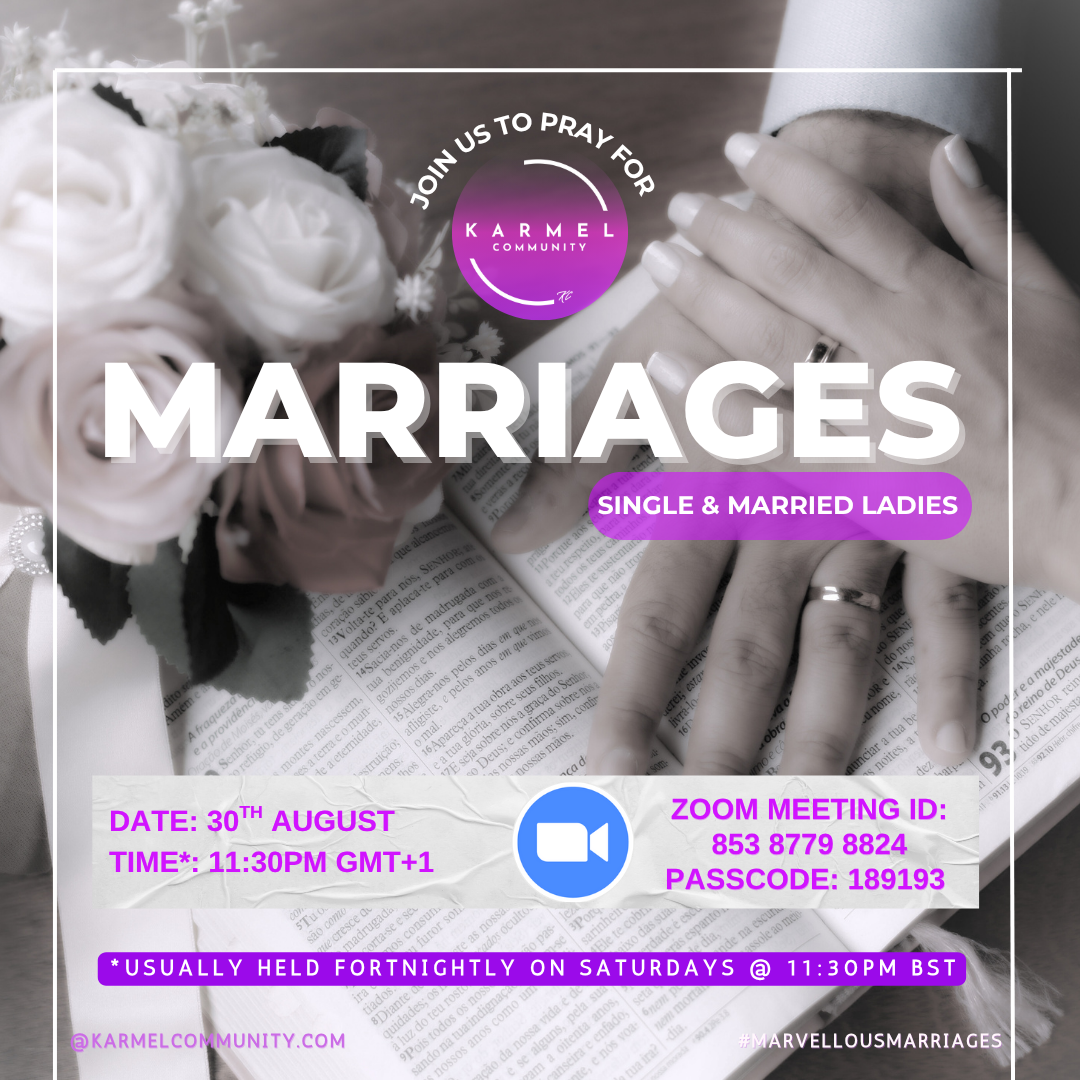 Marvellous Marriages - Prayers