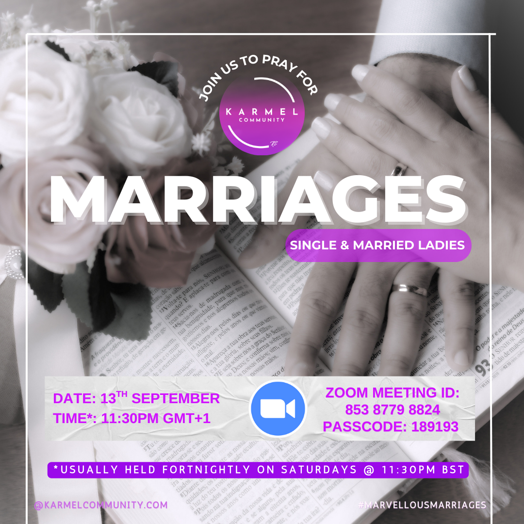 Marvellous Marriages - Prayers
