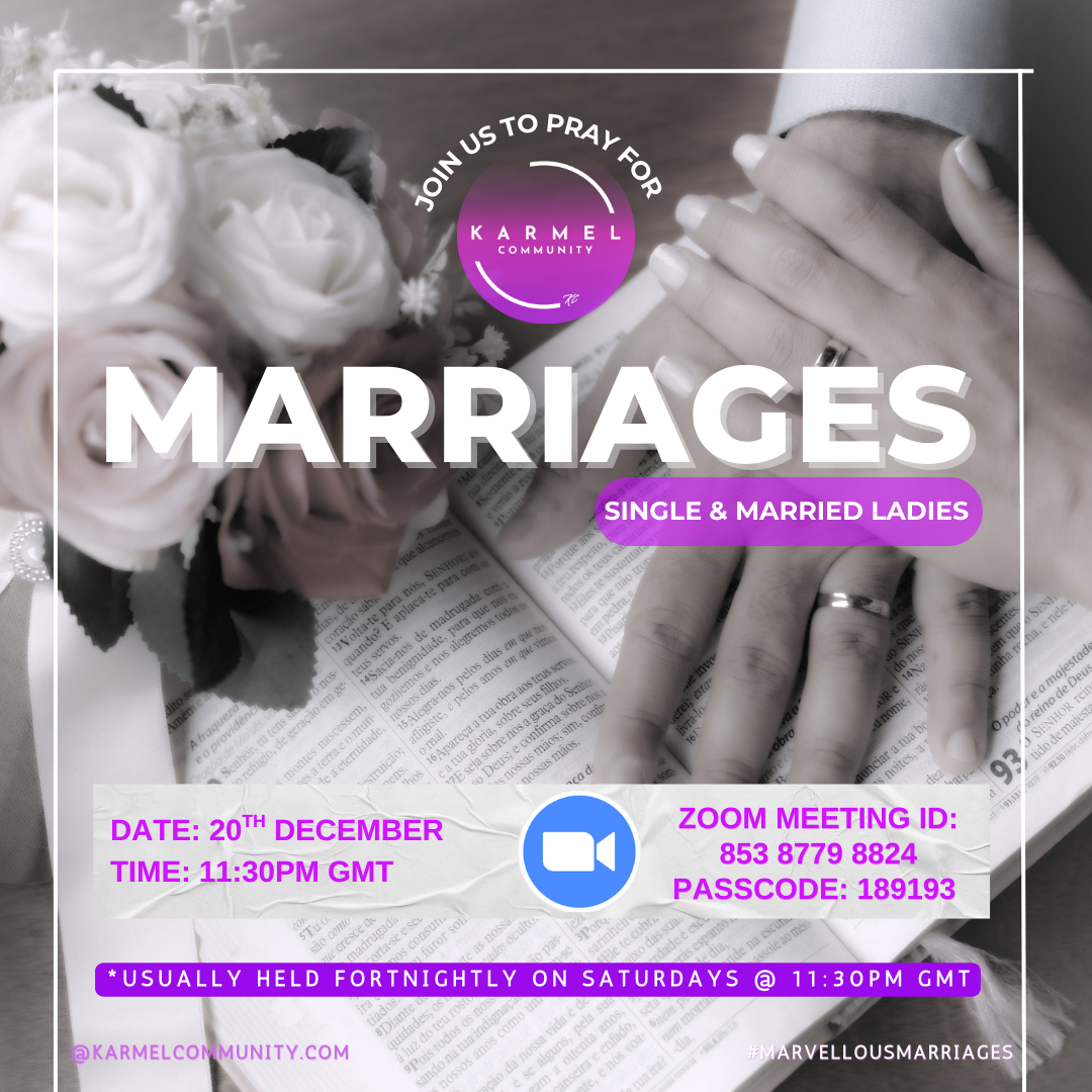 Marvellous Marriages - Prayers