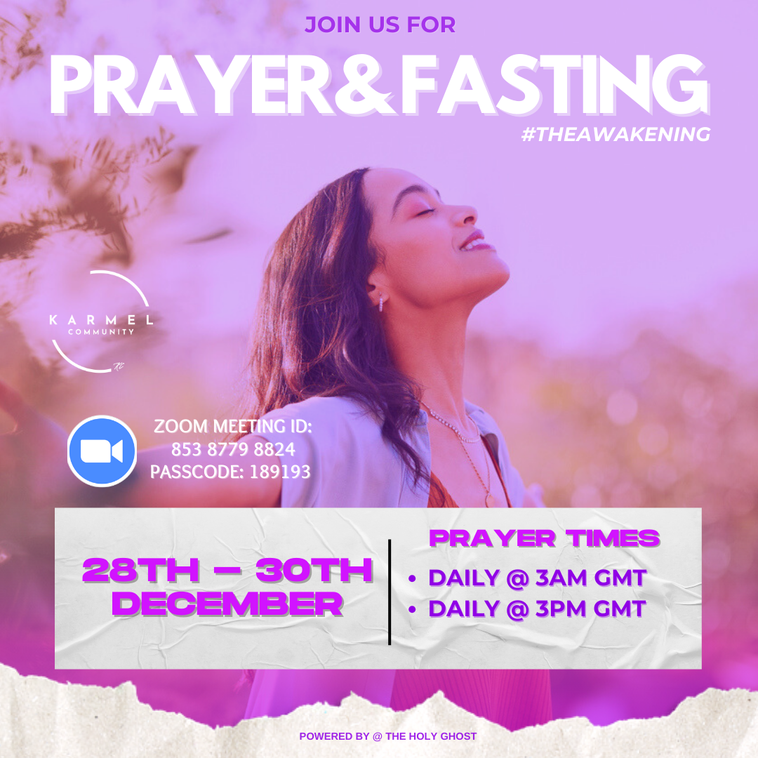 3 Days of Prayer &amp; Fasting 