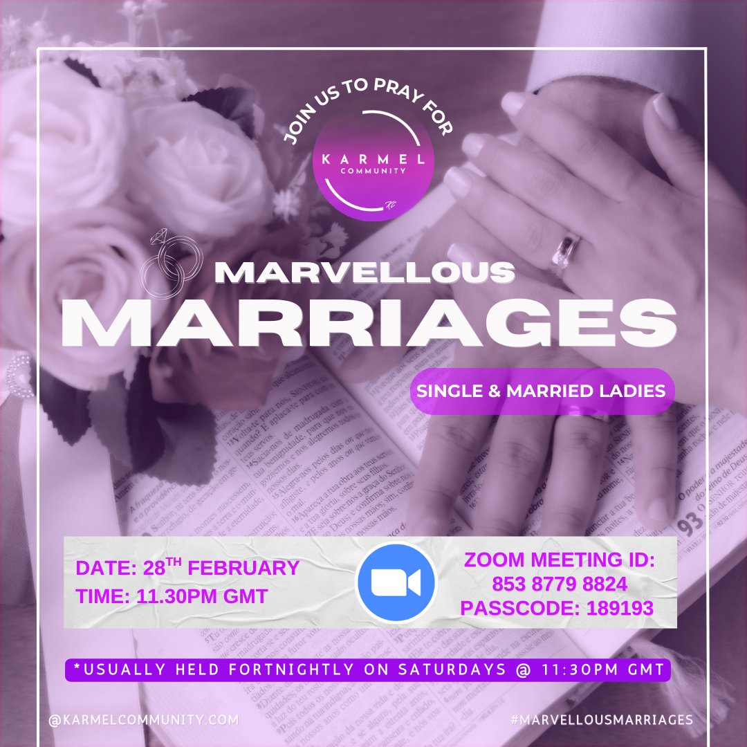 Marvellous Marriages - Prayers