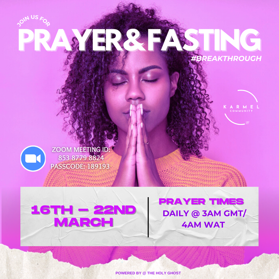 7 Days of Prayer &amp; Fasting