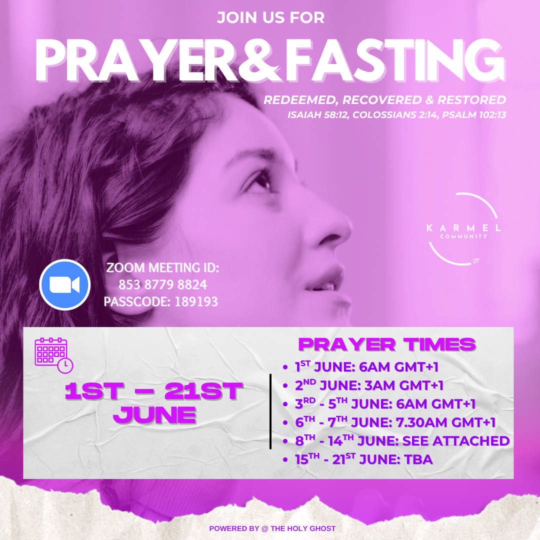 21 Days of Prayer &amp; Fasting