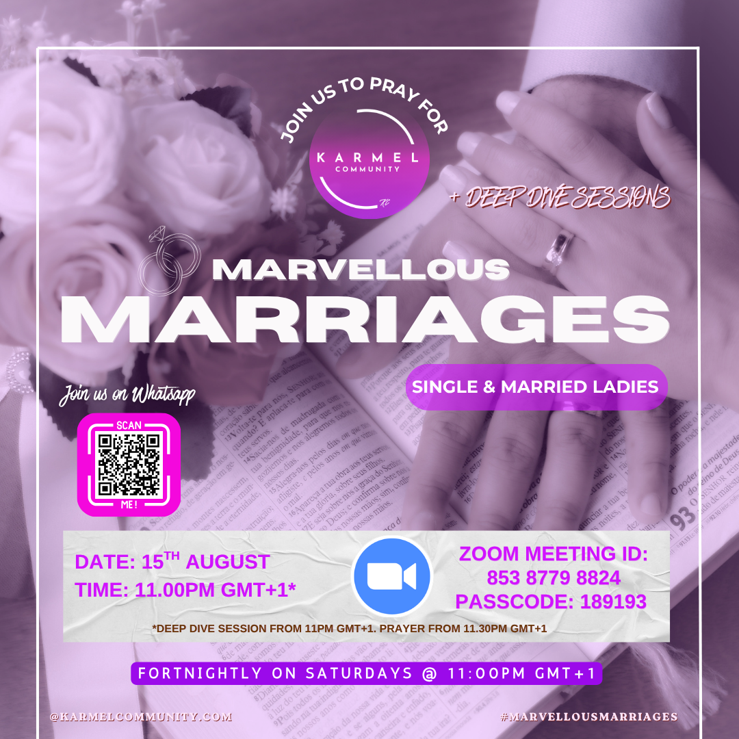 Marvellous Marriages - Prayers
