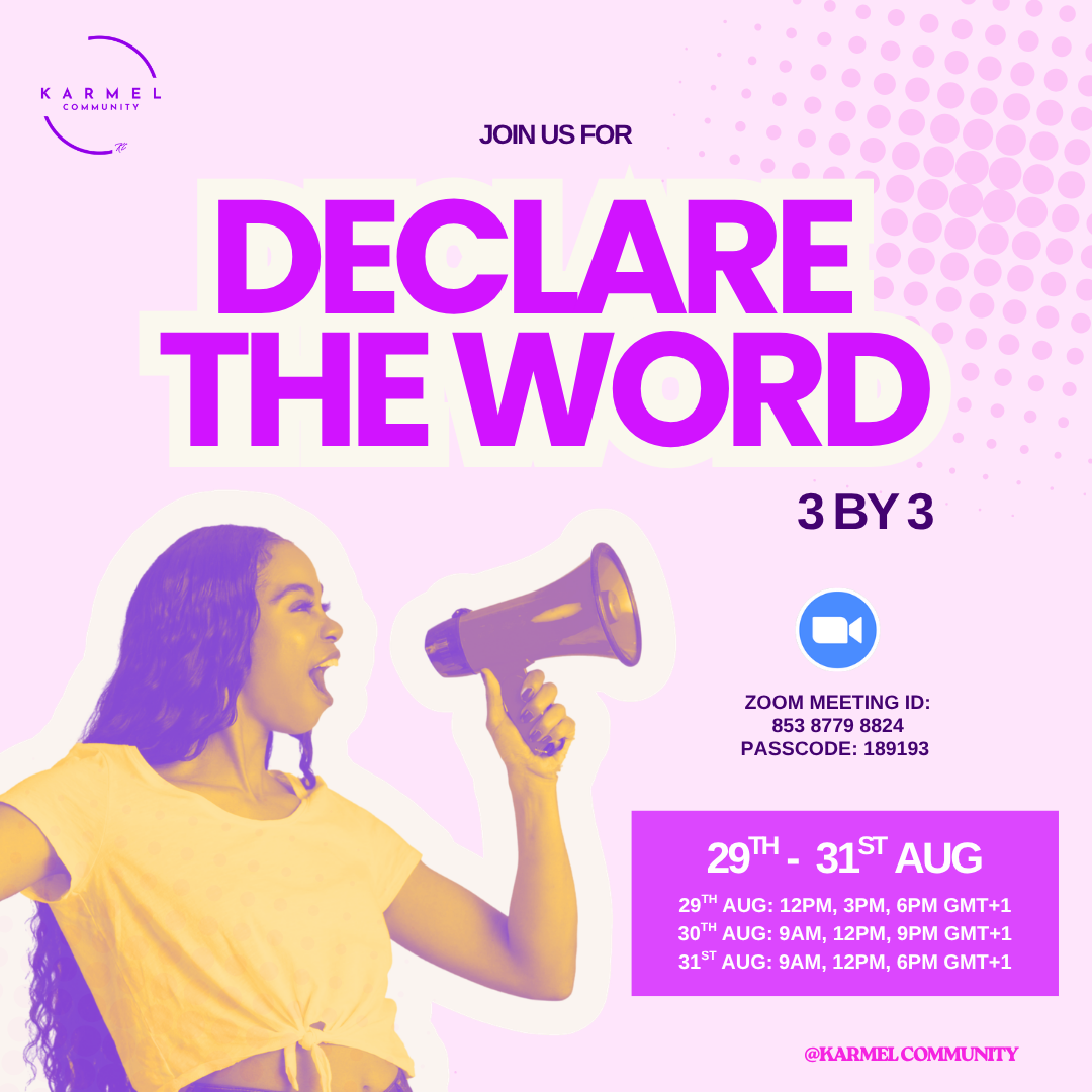 3 by 3: Declare The Word