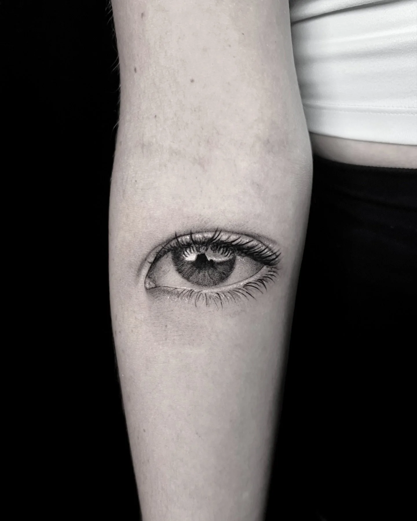 Her daughter&rsquo;s eye
👁️😊