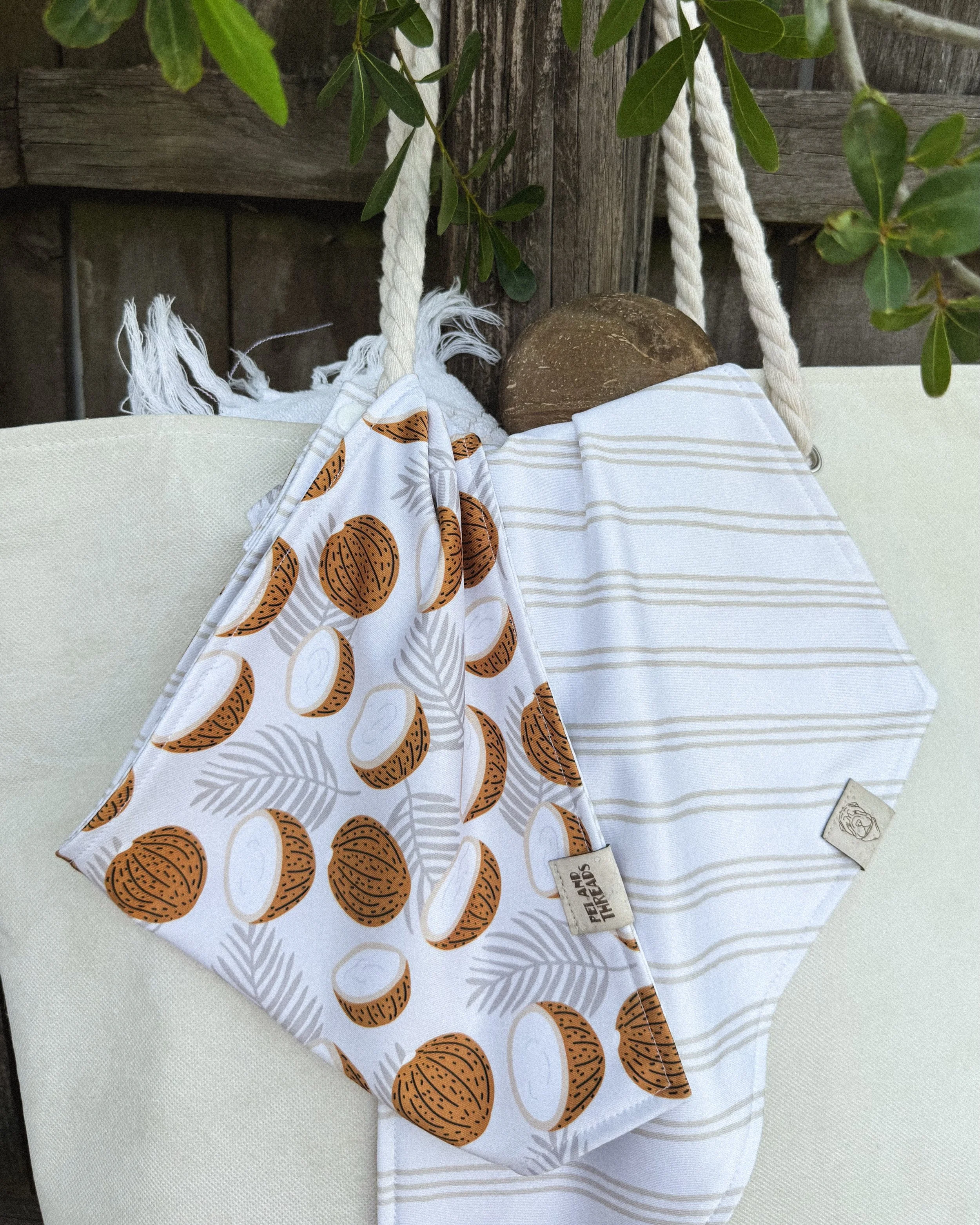 Meet Coconut Cove 🥥🌴
Soft coastal tones and tropical vibes come together in this dreamy summer bandana made with our premium Element Proof fabric ☀️

🗓️Dropping online this Sunday 5/17 

🐮 Central Florida locals &mdash; shop our summer collection