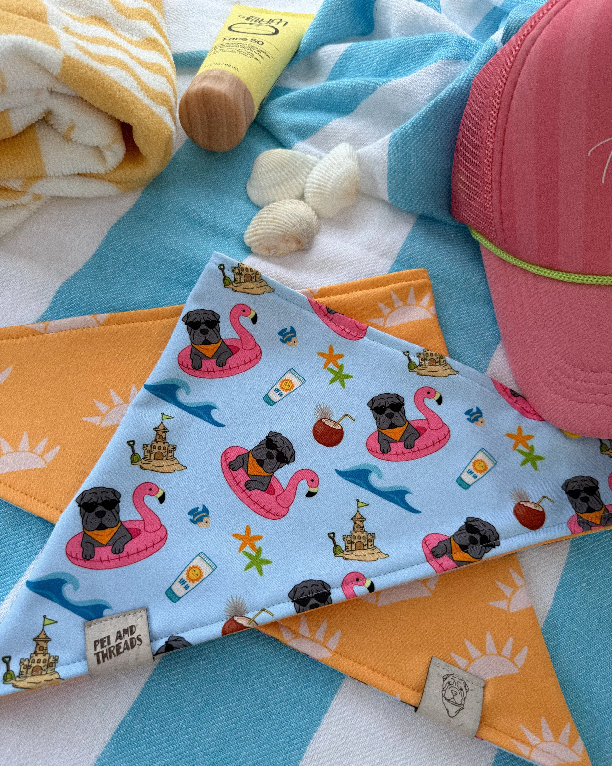 Last but not least, this is Sunny Side Pei ☀️🐾

It&rsquo;s been a while since I&rsquo;ve done a custom Shar Pei design, and this one felt like the perfect return for summer! Tag a furriend that needs this! 🦩🌊

Dropping tomorrow Sunday 5/17 at 6pm 