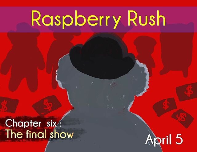 🎬This Sunday, April 5. 🎬You will know everything... &ldquo;Raspberry Rush&rdquo; Chapter 6: The Final Show 🐨🔎🖼🍿
.
.
.
#malishkoala #koala #plushie #plushiesofinstagram #herculekoal&oacute; #detective #noir #herculekoalo #mystery #animation #mov