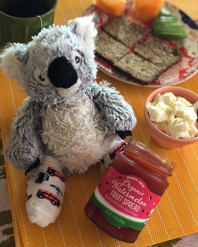 Hello friends! It&rsquo;s #honeygroveteapartytuesday and I brought some delicious watermelon spread 🍉 🐨❤️ Please enjoy 😊 Uh-oh... what&rsquo;s this? I also brought a full 10 minutes version of &ldquo;The Affair at the Halloween Ball&rdquo; it&rsqu