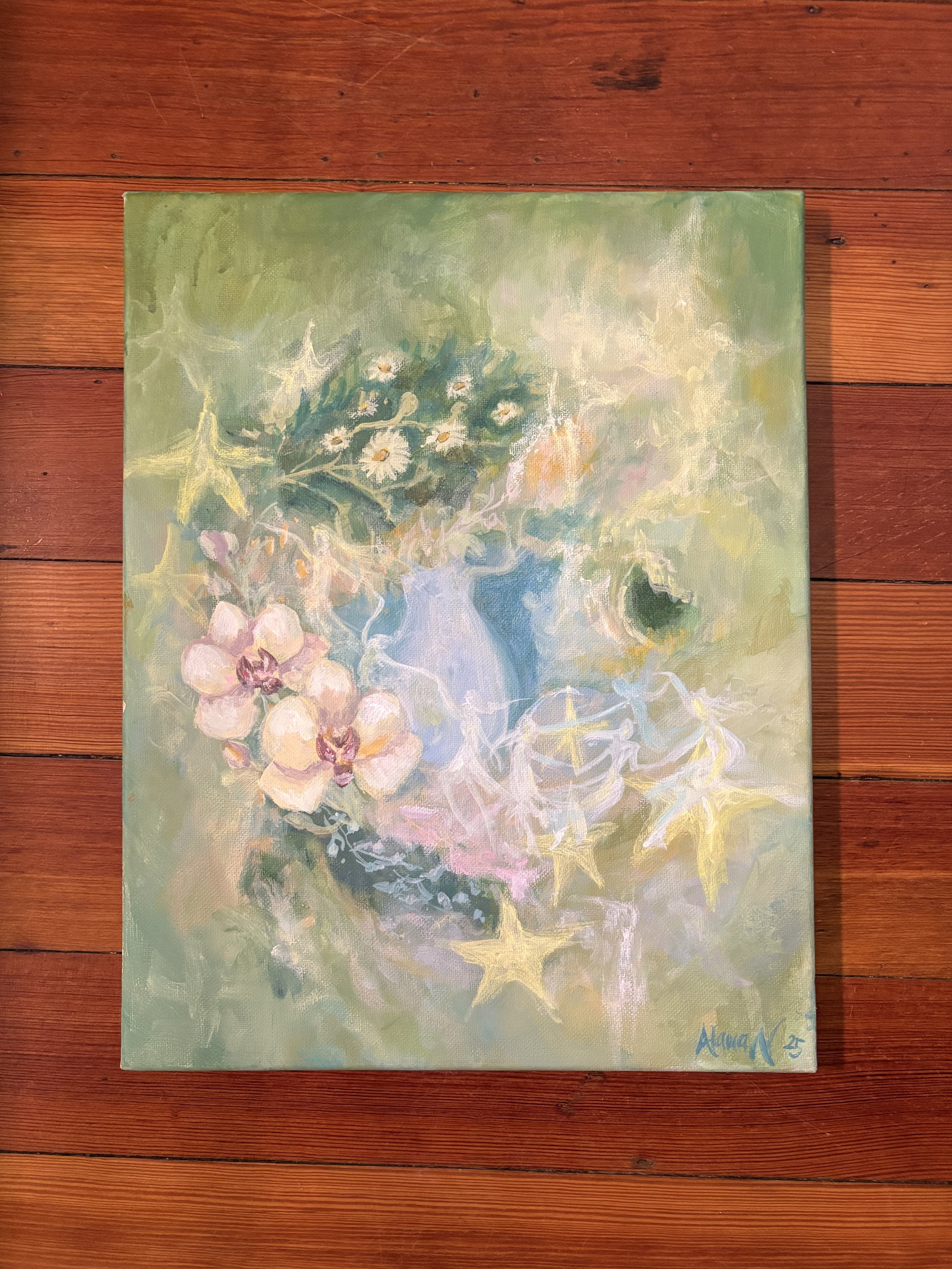 stars fell into flowers