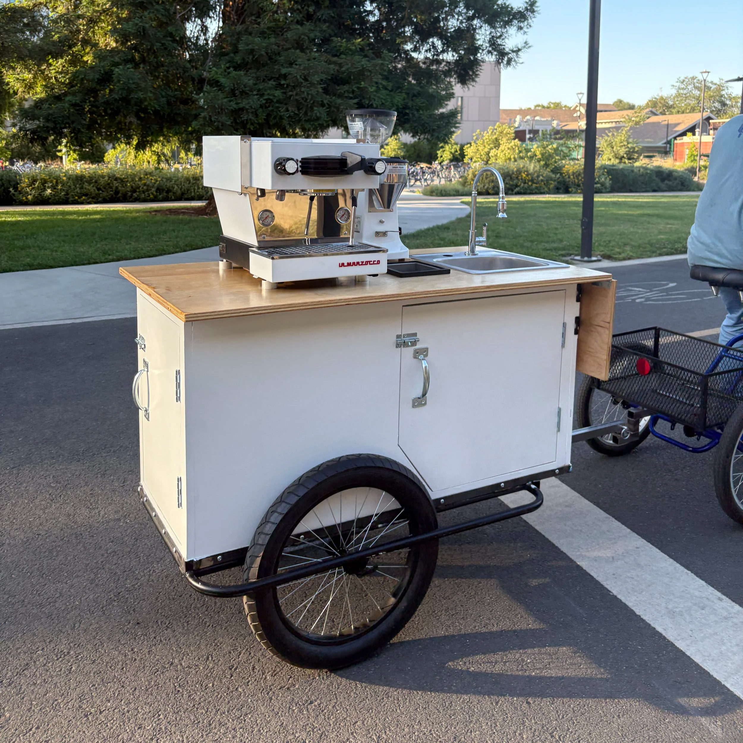 tricycle coffee cart