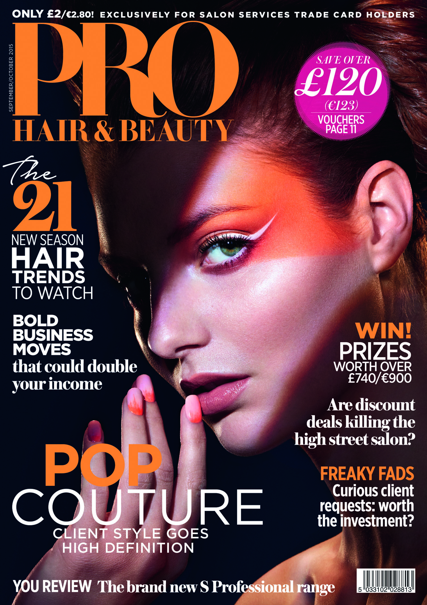 PRO Hair & Beauty / High drama — Sarah Browne Freelance art director and  magazine designer