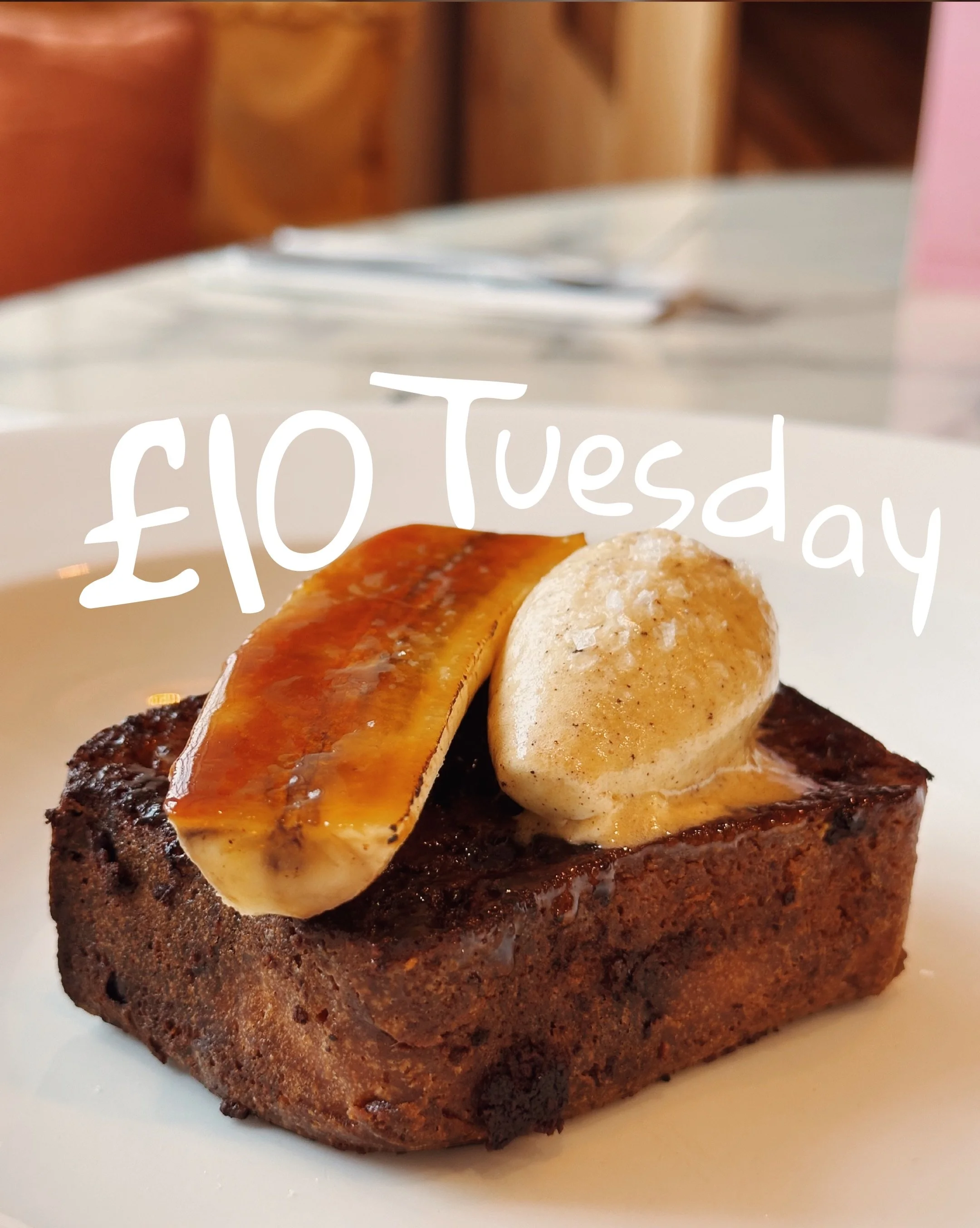 Come check out our new look + enjoy a delicious dish for only &pound;10 at the same time 👏🏻

✨This week on &pound;10 Tuesday: 

🍌🍞 Banana Bread French Toast, Brown Butter, Sea Salt, Caramelised Banana

Ohhh, it&rsquo;s good to be back 🫶🏻