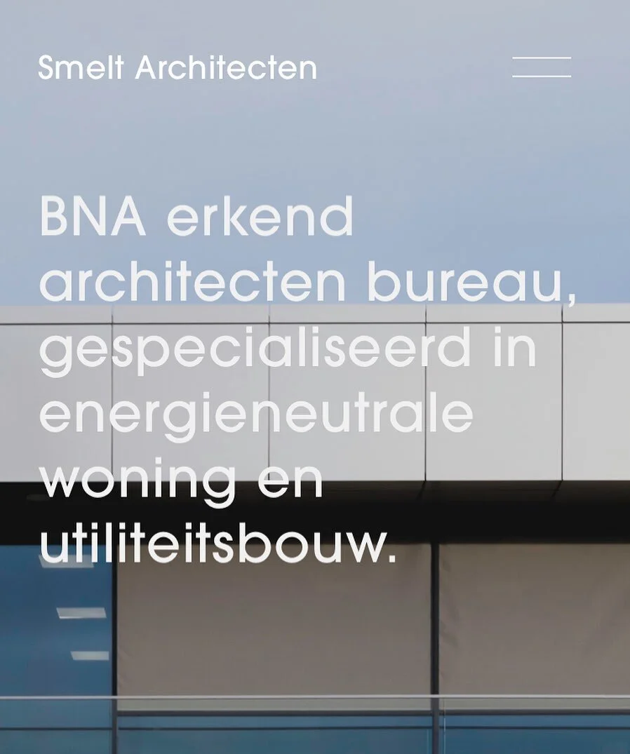 Yes! We hebben een volledig nieuwe website!! 🖥  Heeft u onze nieuwe website al gezien? Neem een kijkje op: www.smeltarchitecten.nl (link in bio)
.
.
.
#website #architectenwebsite #eigenhuisbouwen #energienetraal #energieneutraalbouwen #levensloopbe