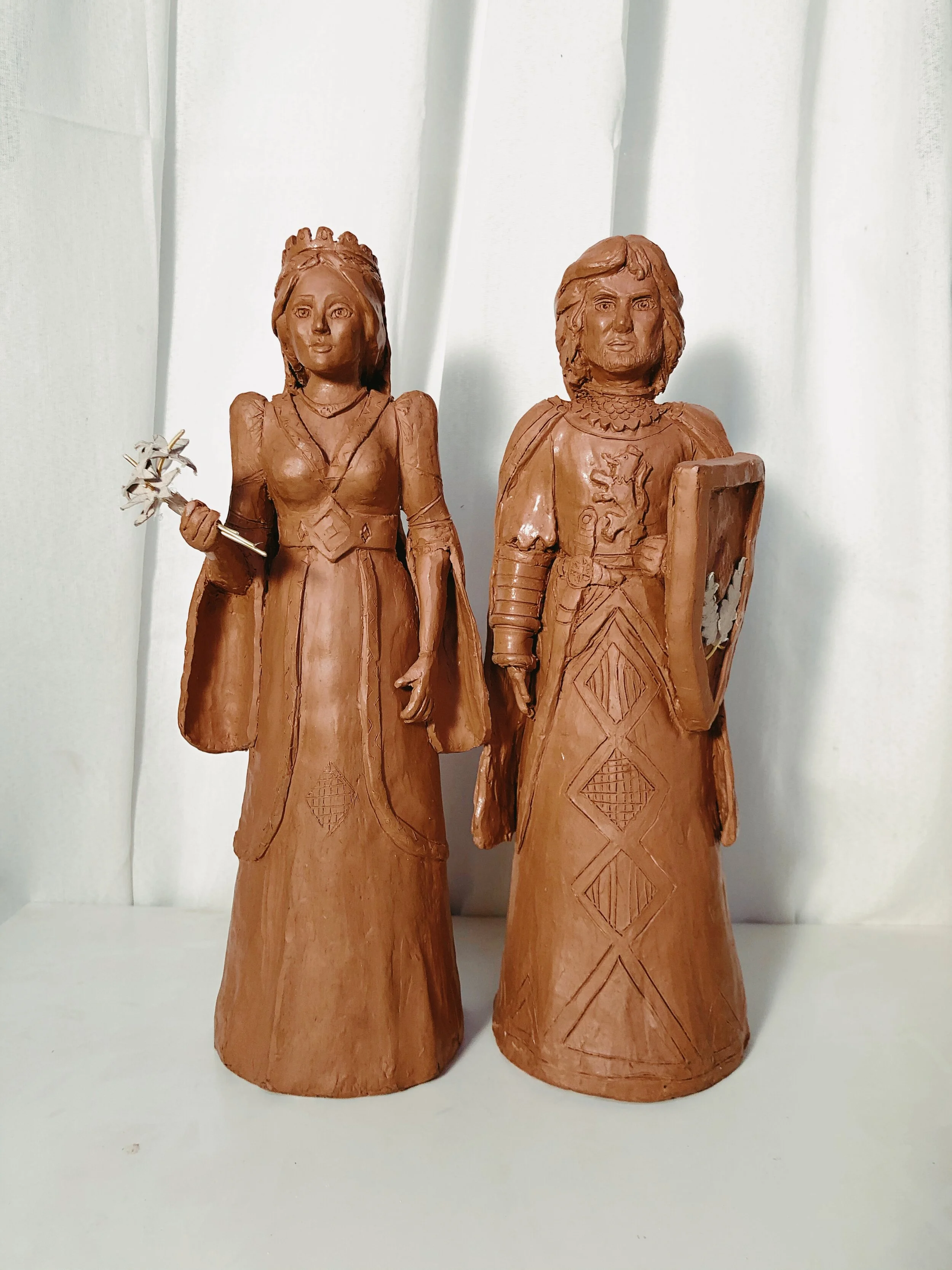 Miniatures dels gegants Bernat i Blanca de 'Els K més sonen' de Balsareny