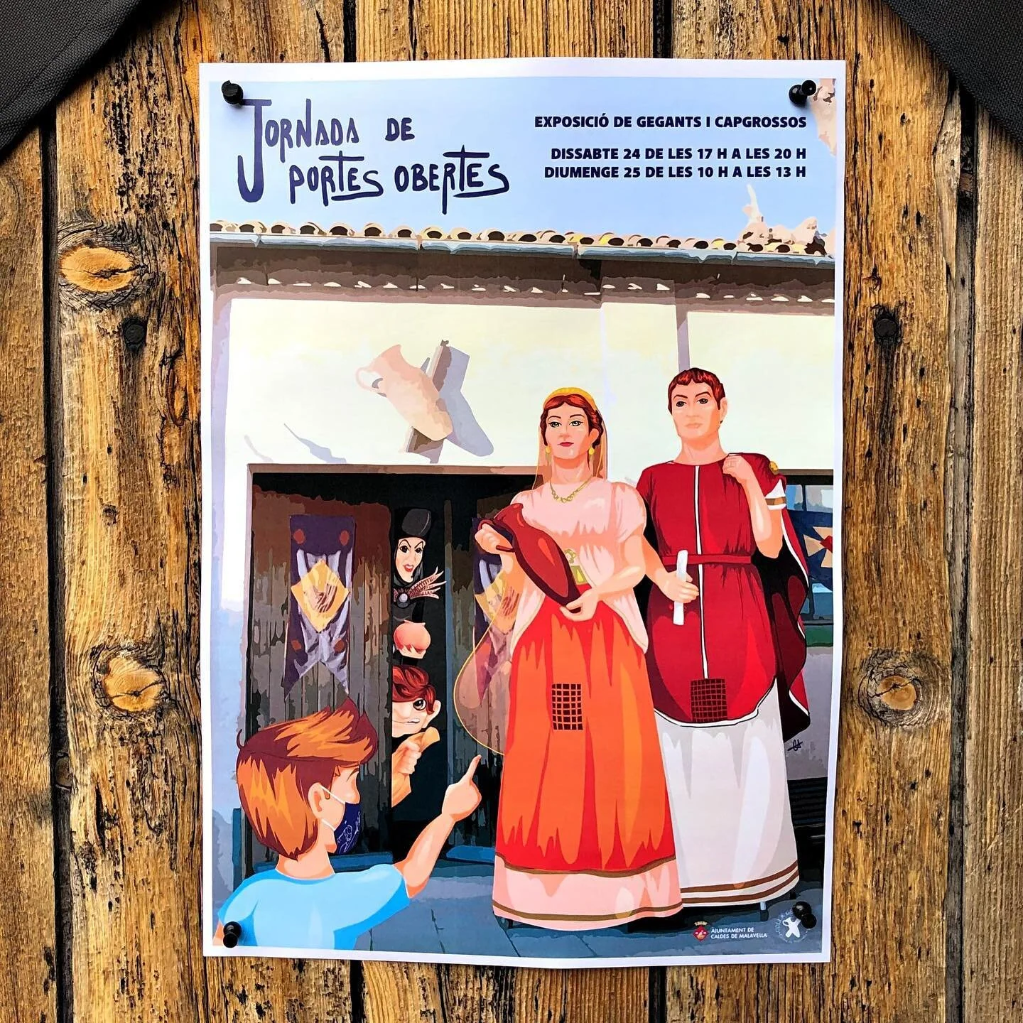 ✨Mica en mica es van reprenent les activitats culturals i aquest cap de setmana els @gegantscaldesmalavella tornen a sortir en motiu de la Festa de la Malavella🧙🏼&zwj;♀️

En motiu d&rsquo;aquesta ocasi&oacute; els hi hem fet un cartell per la jorna