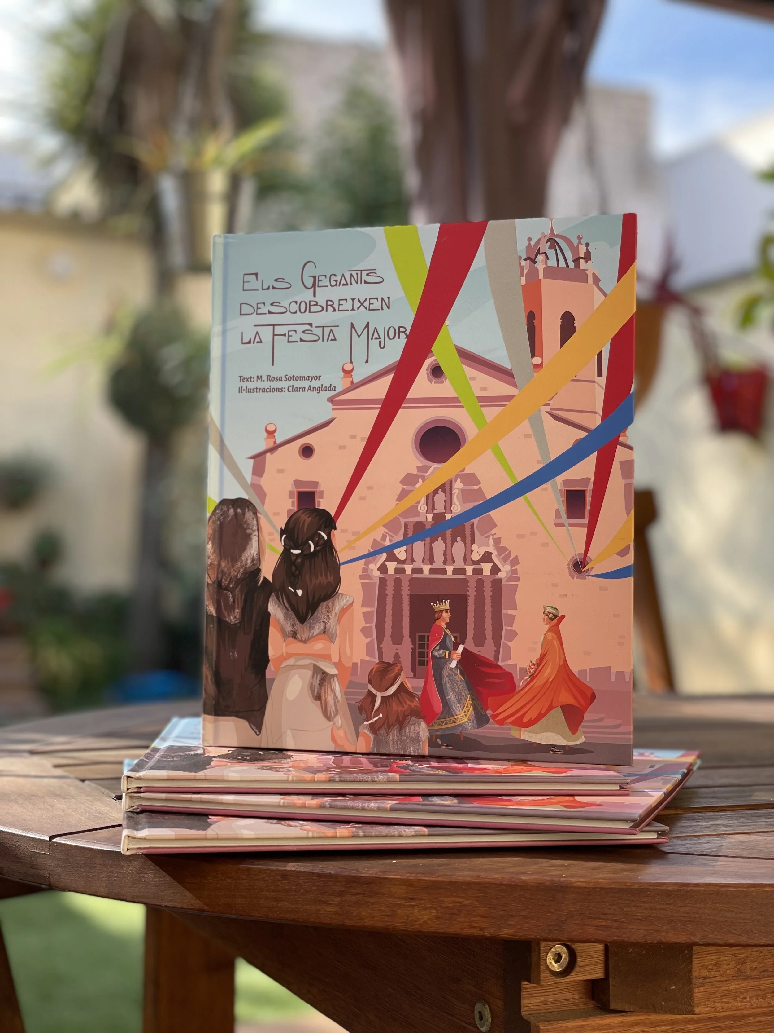 Il·lustració del conte 'Els gegants descobreixen la Festa Major' 