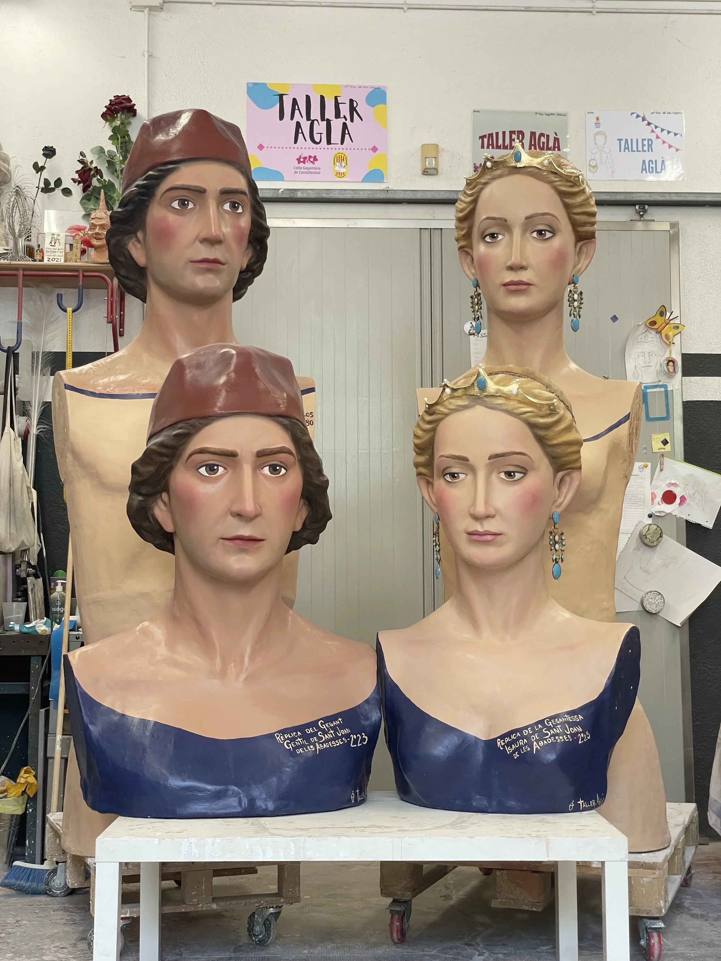 Rèpliques dels Gegants de Sant Joan de les Abadesses