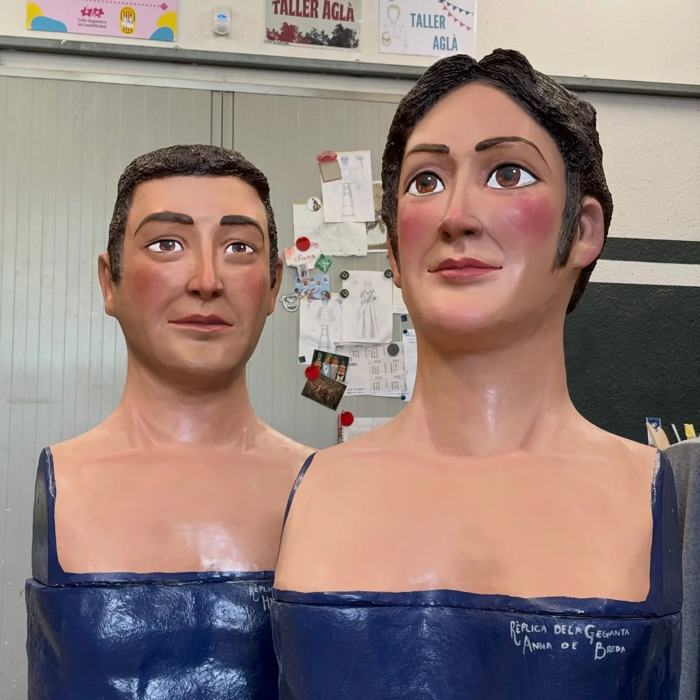 🏺R&Egrave;PLIQUES DELS GEGANTS DE BREDA🏺

Ara que s&rsquo;acaba l&rsquo;any us portem les imatges d&rsquo;una feina que hem fet aquest any, la r&egrave;plica dels @gegants.breda i la restauraci&oacute; de les figures originals ✨

Aquestes figures v