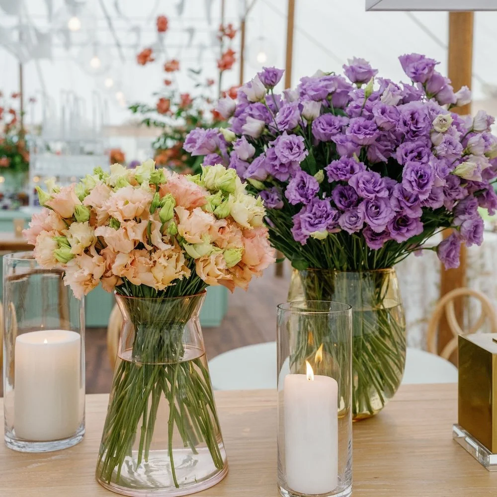 Pastel wedding flowers featured on the free workshop for the best wedding business marketing course by Julianne Smith of Garter Girl Creative