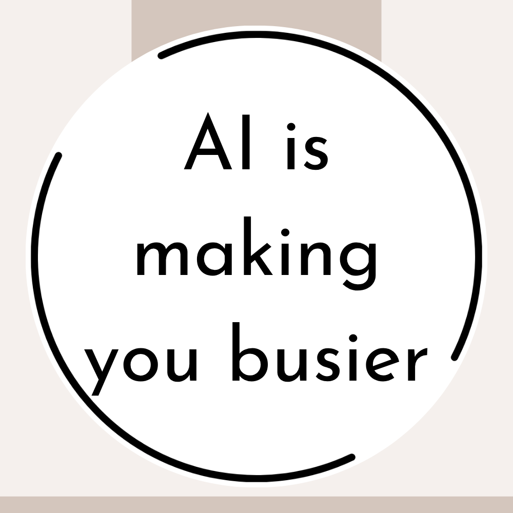 How wedding professionals can use AI intentionally to save time instead of creating more marketing busy work by top wedding business marketing expert, Julianne Smith of Garter Girl Creative