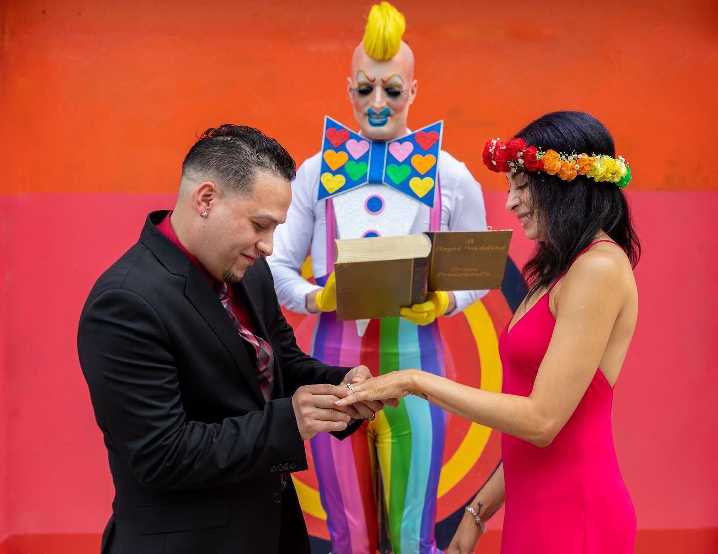 Once again a huge congratulations to all of our &lsquo;Elope With Pride&rsquo; couples who have now been happily married for one glorious week.

We are truly in awe of the magical vibe @princepowderpouffe summoned as he tied the knot! Also what an in
