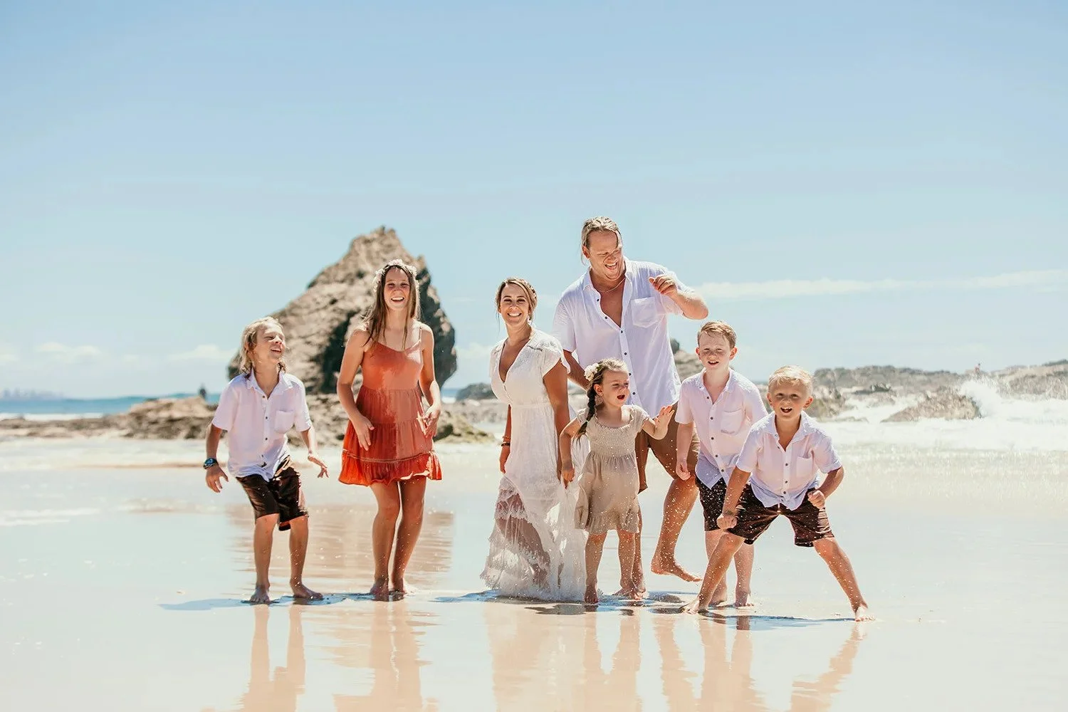 Family elopement with children — get married with your kids at any location with I Do Drive Thru USA from $500