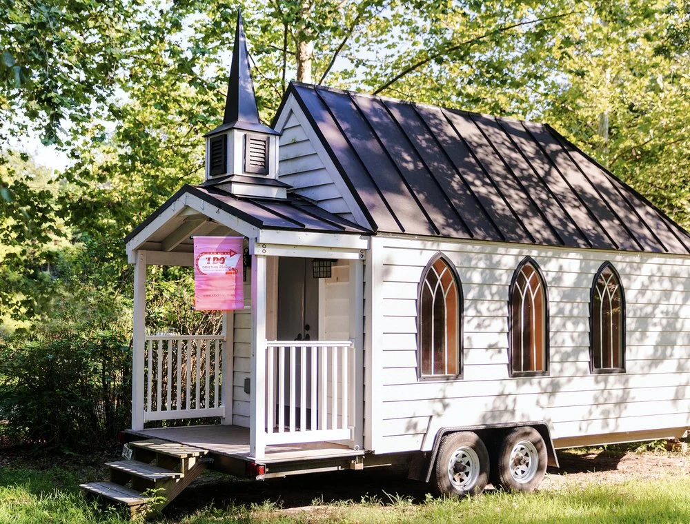 Chapel O Love — tiny elopement chapel in Richmond Virginia as seen on Good Morning America