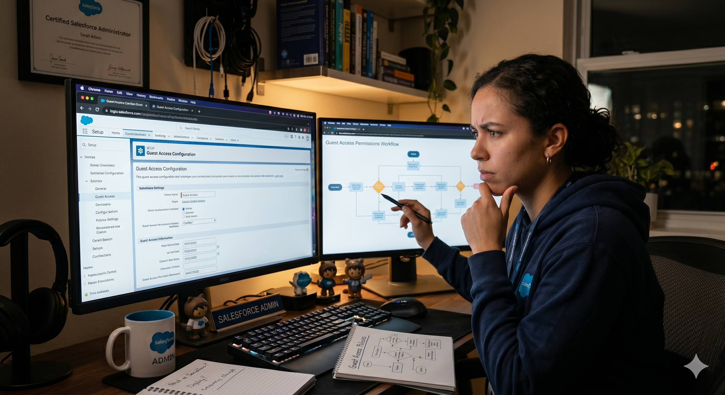How Do I Setup Salesforce Surveys for External Guest Users?