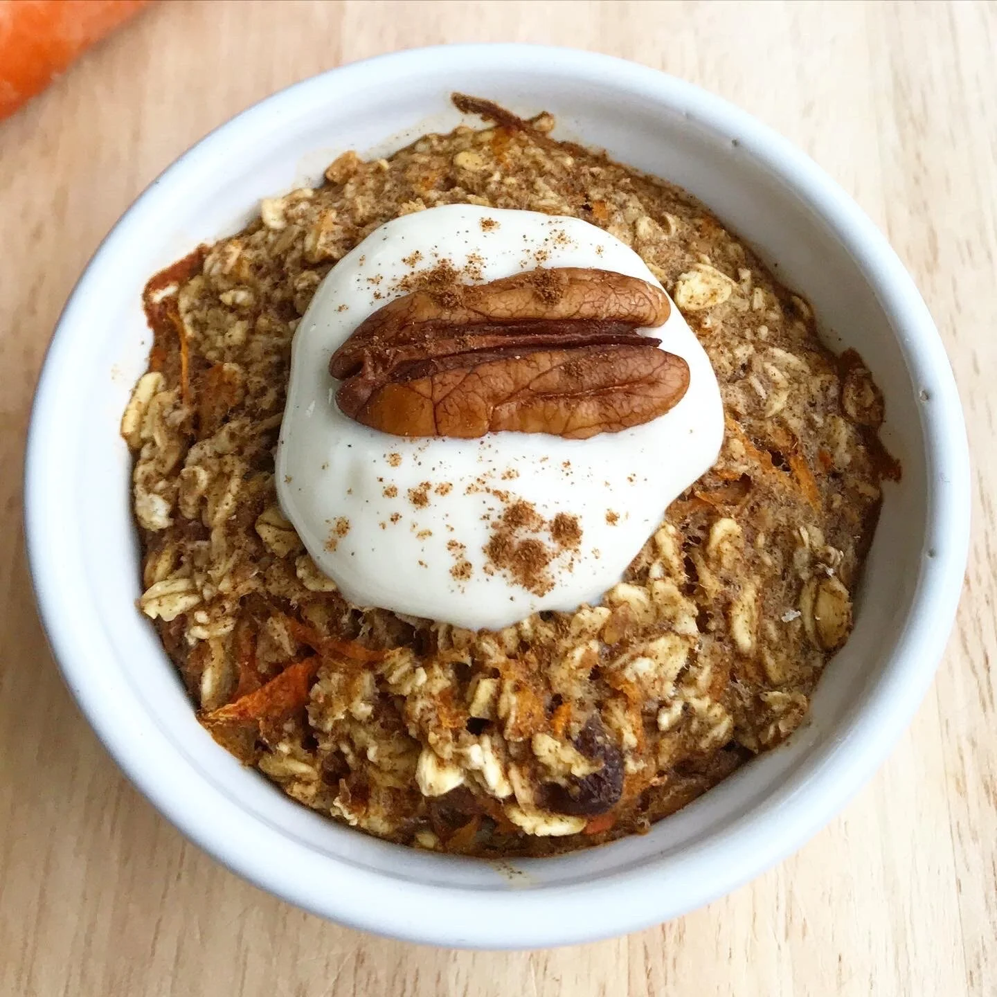 Carrot Cake Baked Oats