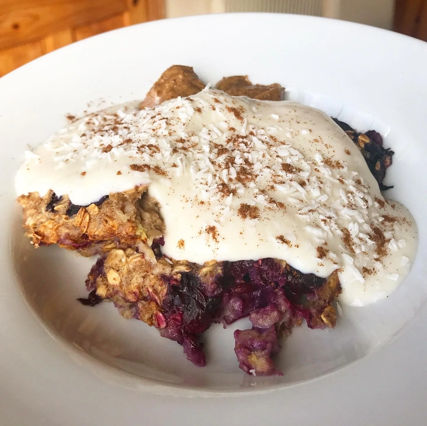 Blueberry Baked Oats