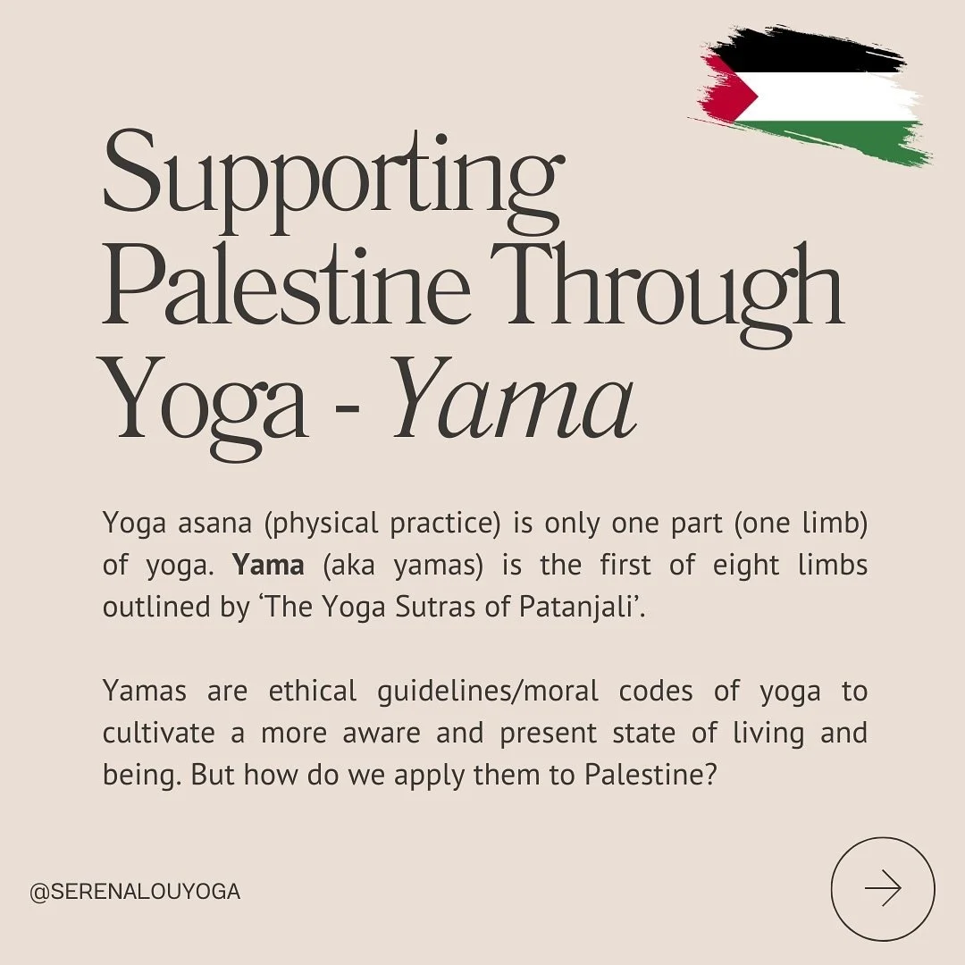 Yoga asana (posture and physical practice) is only one part (one limb) of yoga. Yama (aka yamas) is the first of eight limbs outlined by &lsquo;The Yoga Sutras of Patanjali.

Yamas are ethical guidelines/moral codes of yoga to cultivate a more aware 