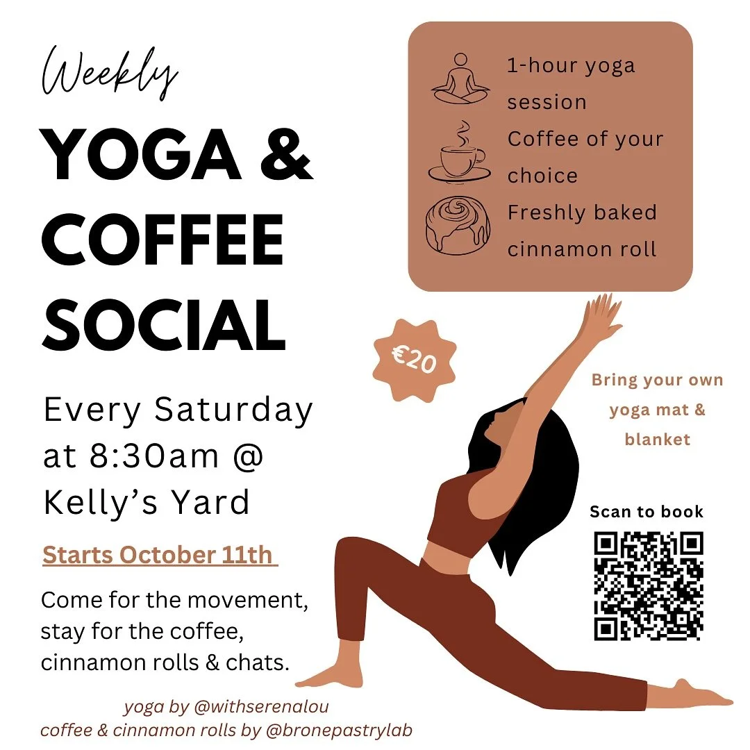 NEW WEEKLY YOGA &amp; COFFEE SOCIAL - Starting October 11th 

This is something very new! I am teaming up with the brilliant @brone.pastrylab to offer a slow flow vinyasa session every Saturday morning at 8:30am followed by your favourite hot cuppa a