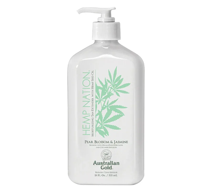 Αustralian Gold  Hemp Nation Moisturizing Tan Extender  Pear, Blossom and Jasmine 535 ml