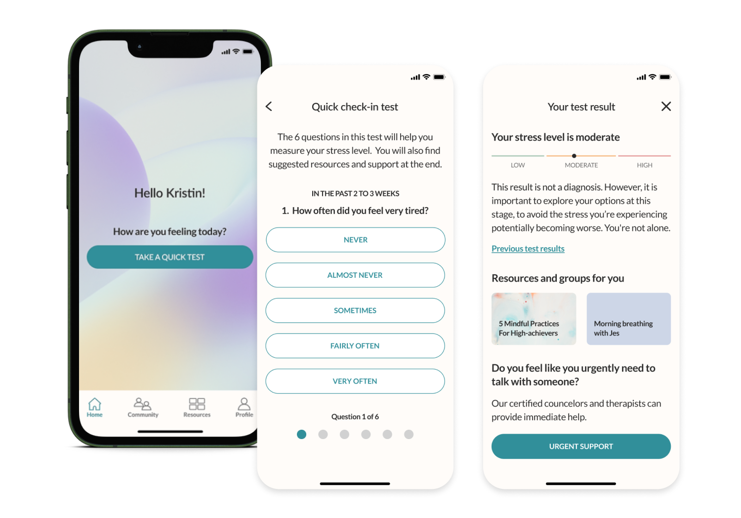 You First App YouFirst health app — Veronica Mesuraca UX/UI Designer