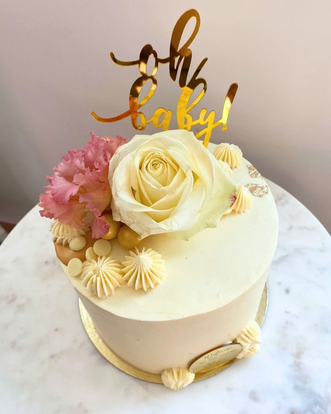 Celebrating the most beautiful beginnings, one cake at a time. Always so happy to be part of your little one's very first party!