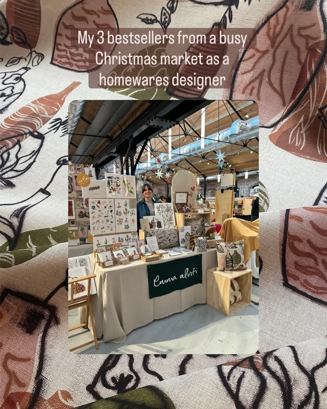 My top three bestselling homewares from the brilliant @hepworthwakefield Festive Market last weekend. It&rsquo;s so interesting to see what speaks to customers at different markets and the vase designs were the one this time around (one of my favouri